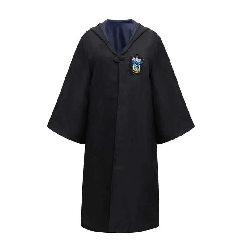 MAGICHOUSE – Hogwarts Zauberschüler-Kostüm mit Robe, Zauberstab & Zubehör für Kinder & Erwachsene