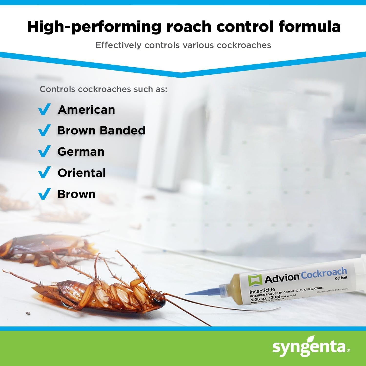 Advion Schaben Gel Köder, Schabenvernichter, Ungiftiger Schädlingsvernichter, Schädlingsbekämpfung