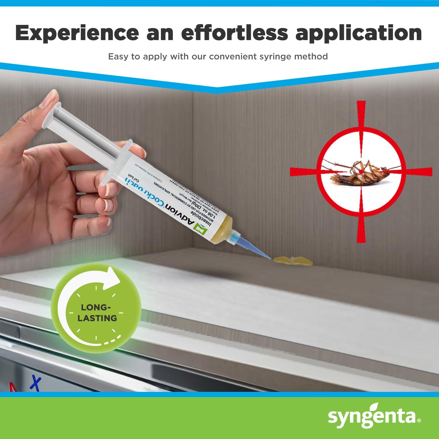 Advion Schaben Gel Köder, Schabenvernichter, Ungiftiger Schädlingsvernichter, Schädlingsbekämpfung