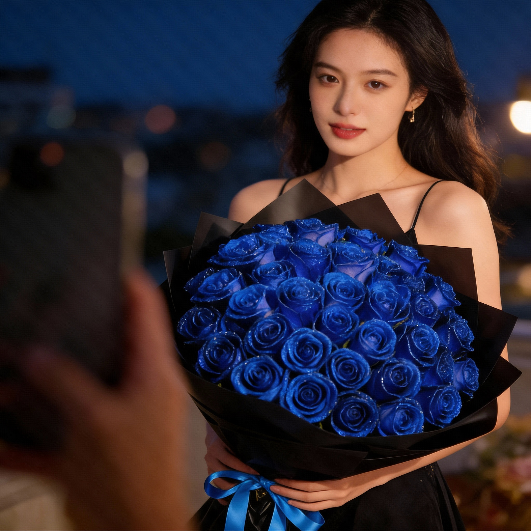 Ewige Glitzer-Rose | Handgefertigte Dekorative Kunstblume | Funkelndes Kristall-Finish | Exklusives Geschenkset für besondere Anlässe | Dauerhaft & Pflegefrei