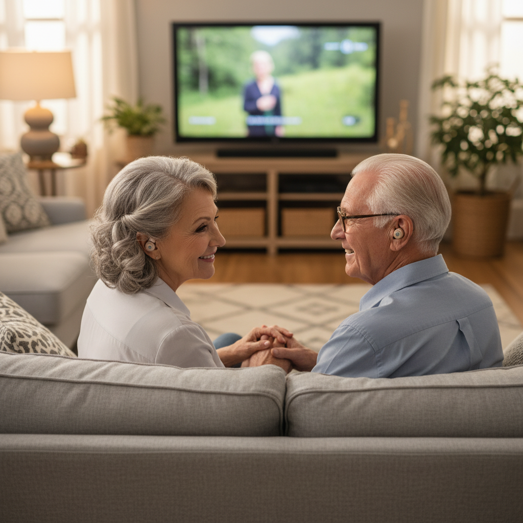 HearPro ITC-Hörverstärker-Set | Wiederaufladbar | Intelligente Rauschunterdrückung | In-Ear-Design (Diskret) | 20 Std. Laufzeit | Inkl. Mobile Ladebox