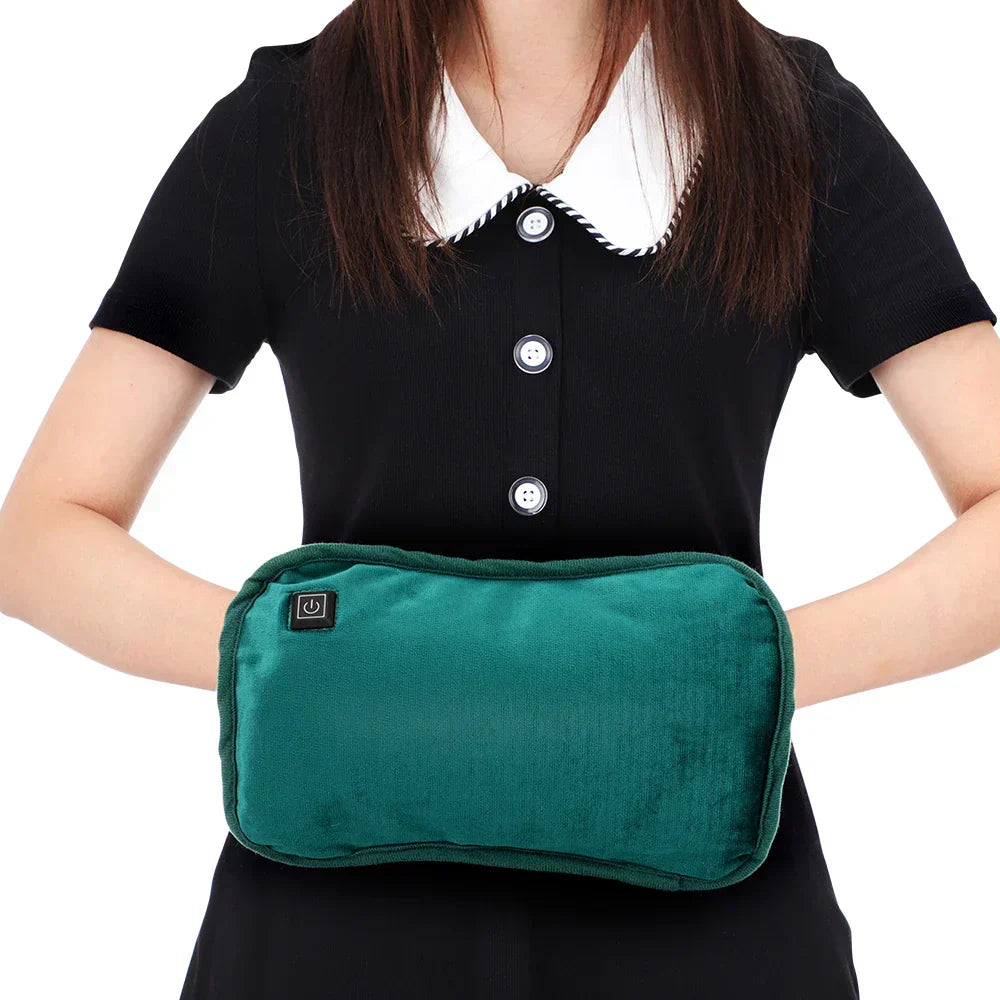 Tragbares Graphen-Heizkissen | USB-Wiederaufladbar | 3 Temperaturstufen | Ergonomischer Hand- & Bauchwärmer | Inkl. intelligenter Abschaltautomatik