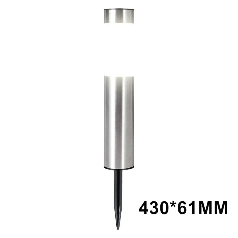 Gartenpostleuchte / SILBER