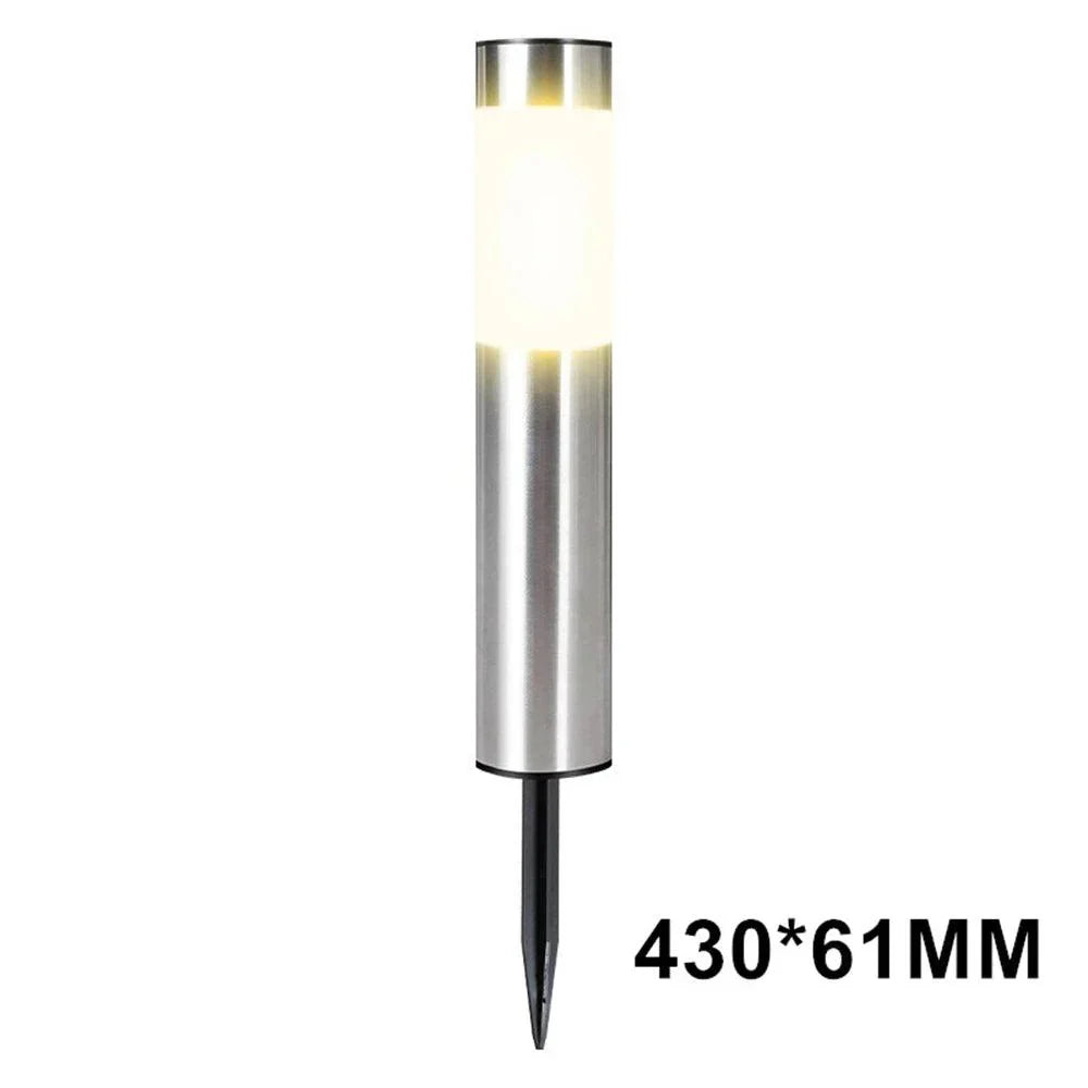 Gartenpostleuchte / SILBER